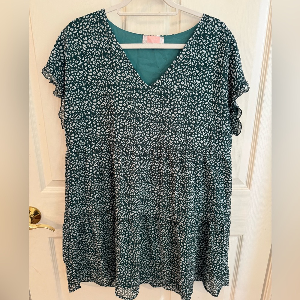 Cute boutique brand babydoll dress size L